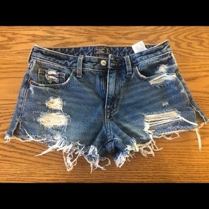 ABERCROMBIE & FITCH Low Rise Jean shorts Sz 26 / 2